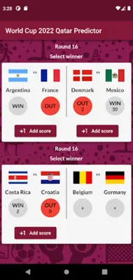 World Cup 2022 Qatar Predictor android App screenshot 4