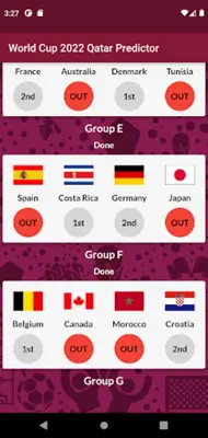 World Cup 2022 Qatar Predictor android App screenshot 5